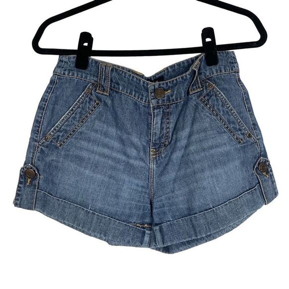 London Jeans 100% Cotton Mid Rise Denim Shorts - Women’s 6 - Picture 1 of 5